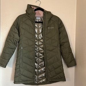 Girls Columbia ‘Heavenly’ long jacket